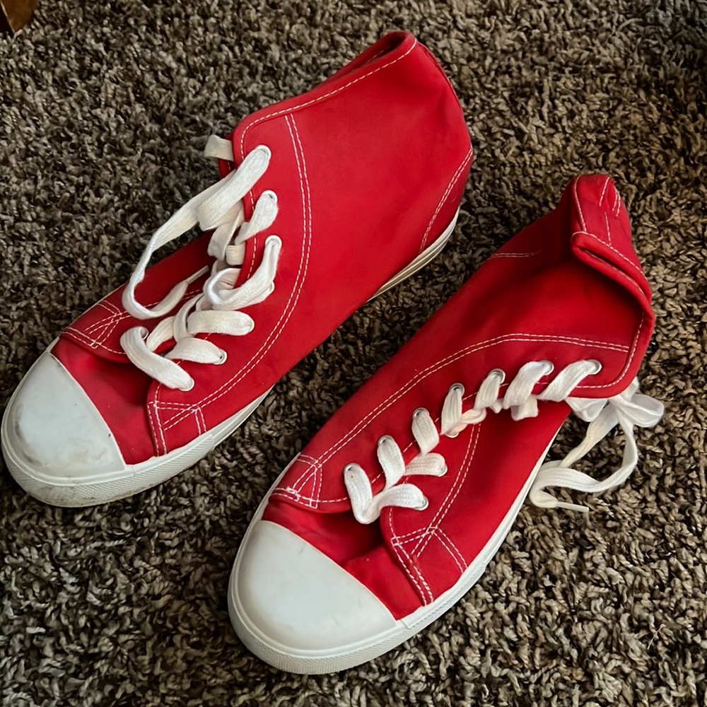 Red high tops